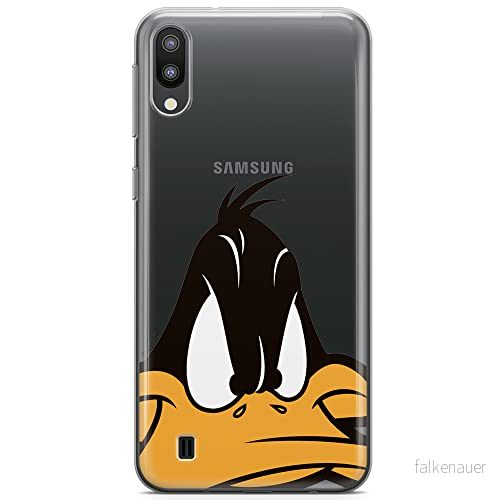 ERT GROUP mobiltelefonfodral för Samsung M10 originalt och officiellt licensierat Looney Tunes mönster Duffy 001 optimalt anpassad till formen på mobiltelefonen, gedeeltelijk transparant 5902980324570
