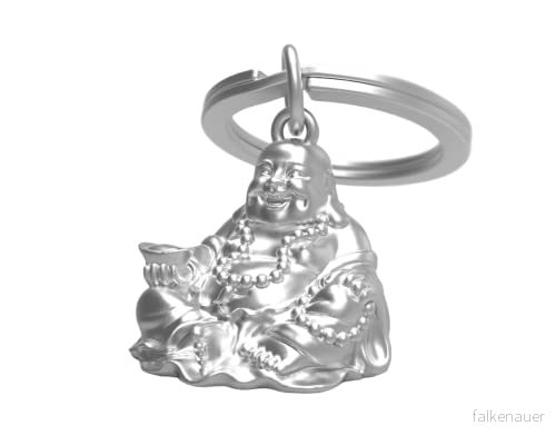 METALMORPHOSE Matt silver Buddha nyckelring MTM888 01 5404006036585