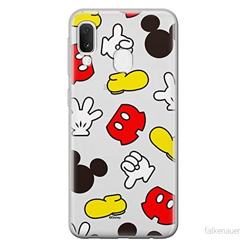 ERT GROUP mobiltelefonfodral för Samsung A20e originalt och officiellt licensierat Disney mönster Mickey 046 optimalt anpassad till formen på mobiltelefonen, gedeeltelijk transparant 5905131807038