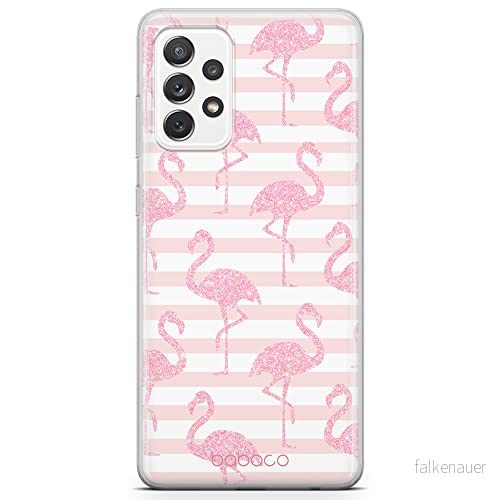 ERT GROUP mobiltelefonfodral för Samsung A72 5G originalt och officiellt licensierat Babaco mönster Flamingo 001 optimalt anpassad till formen på mobiltelefonen, fodral tillverkad av TPU plast 5903040075777