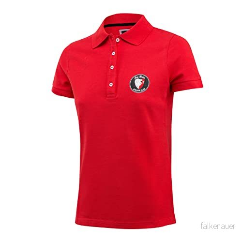Athletic Club Polo Shirt,Women's,Red,M 8432692296072
