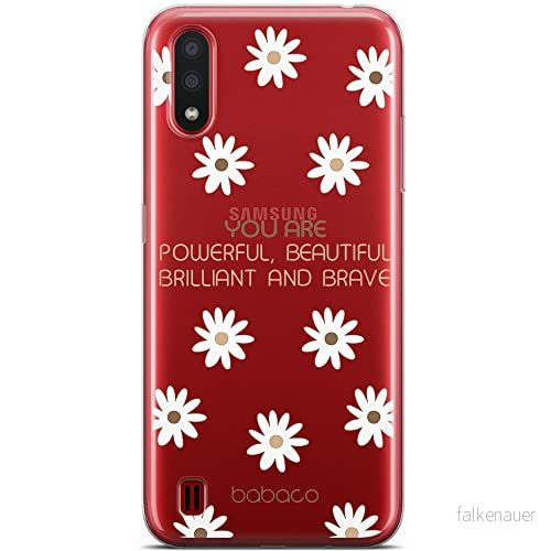 ERT GROUP mobiltelefonfodral för Samsung A01 originalt och officiellt licensierat Babaco mönster Positive vibes 003 optimalt anpassad till formen på mobiltelefonen, gedeeltelijk transparant 5903932968514