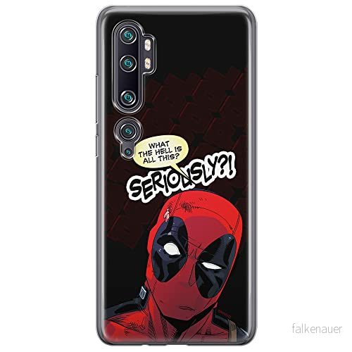 ERT GROUP mobiltelefonfodral för Xiaomi MI NOTE 10 / PRO originalt och officiellt licensierat Marvel mönster Deadpool 010, fodral tillverkad av TPU plast 5904805583674