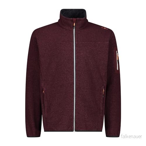 CMP Knit Tech jacka för män, Burgundy, 58 8058949085871