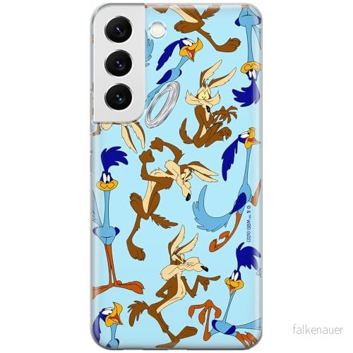 ERT GROUP mobiltelefonfodral för Samsung S22 originalt och officiellt licensierat Looney Tunes mönster 021 optimalt anpassad till formen på mobiltelefonen, fodral tillverkad av TPU plast 5905511679002