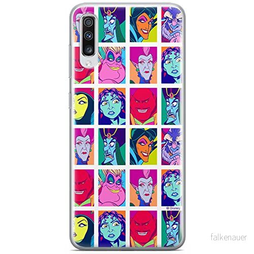 ERT GROUP mobiltelefonfodral för Samsung A70 originalt och officiellt licensierat Disney mönster Villains 002 optimalt anpassad till formen på mobiltelefonen, fodral tillverkad av TPU plast 5903537598437