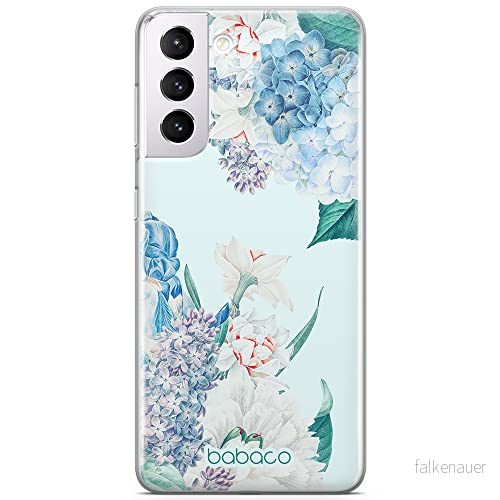 ERT GROUP mobiltelefonfodral för Samsung S21 PLUS originalt och officiellt licensierat Babaco mönster Flowers 027 optimalt anpassad till formen på mobiltelefonen, fodral tillverkad av TPU plast 5905131267344