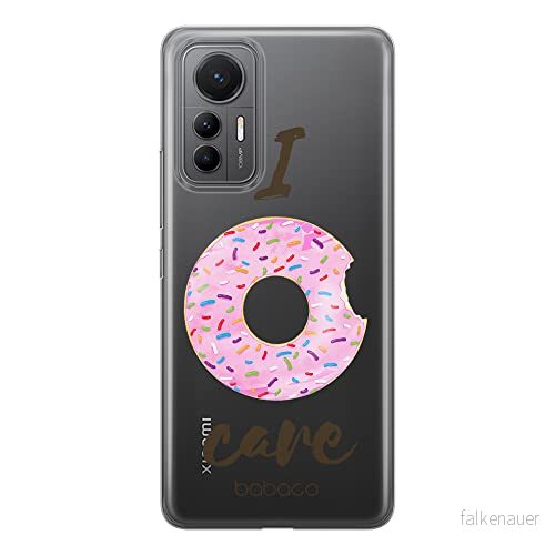 ERT GROUP mobiltelefonfodral för Xiaomi 12 LITE originalt och officiellt licensierat Babaco mönster Donut 001 optimalt anpassad till formen på mobiltelefonen, gedeeltelijk transparant 5905511509620