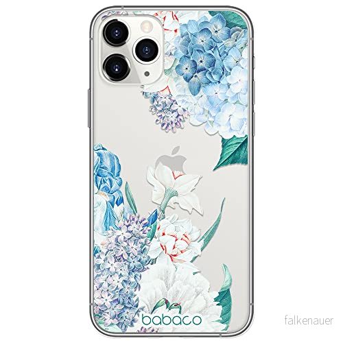 ERT GROUP mobiltelefonfodral för Iphone 11 PRO MAX originalt och officiellt licensierat Babaco mönster Flowers 027 optimalt anpassad till formen på mobiltelefonen, gedeeltelijk transparant 5905131263674