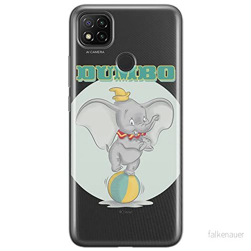 ERT GROUP mobiltelefonfodral för Xiaomi REDMI 9C originalt och officiellt licensierat Disney mönster Dumbo 006 optimalt anpassad till formen på mobiltelefonen, gedeeltelijk transparant 5903040273845