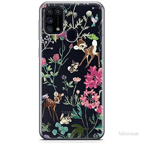 ERT GROUP mobiltelefonfodral för Samsung M31 originalt och officiellt licensierat Disney mönster Bambi & Friends 001 optimalt anpassad till formen på mobiltelefonen, gedeeltelijk transparant 5904805475085