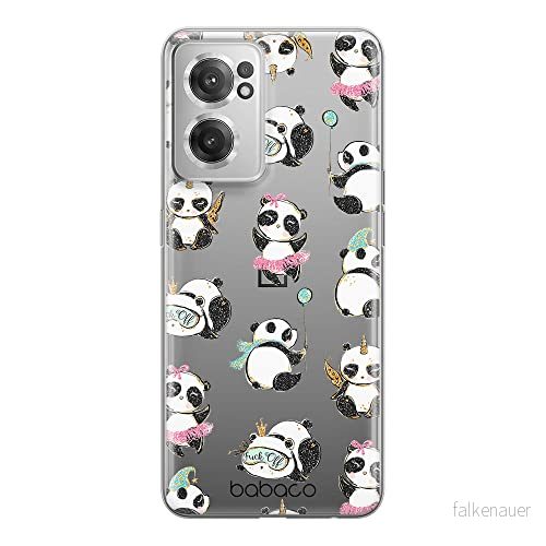 ERT GROUP mobiltelefonfodral för Oneplus NORD CE 2 originalt och officiellt licensierat Babaco mönster Panda 008 optimalt anpassad till formen på mobiltelefonen, gedeeltelijk transparant 5905511291266