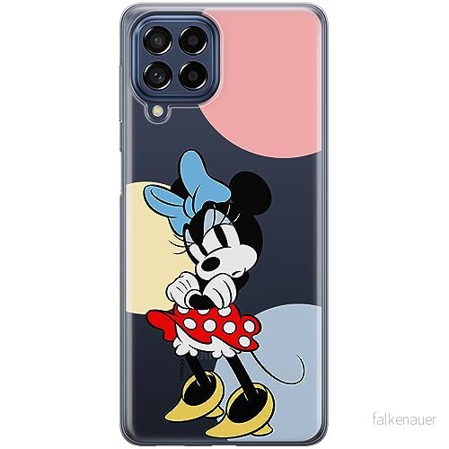 ERT GROUP mobiltelefonfodral för Samsung M53 5G originalt och officiellt licensierat Disney mönster Minnie 078 optimalt anpassad till formen på mobiltelefonen, gedeeltelijk transparant 5905795030018