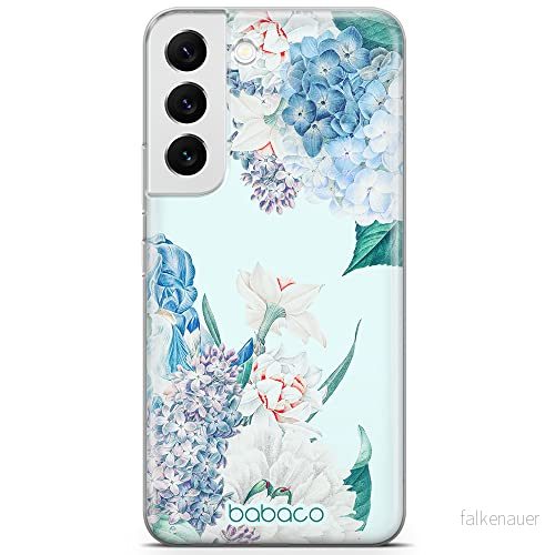 ERT GROUP mobiltelefonfodral för Samsung S22 PLUS originalt och officiellt licensierat Babaco mönster Flowers 027 optimalt anpassad till formen på mobiltelefonen, fodral tillverkad av TPU plast 5905131267801
