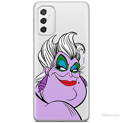 ERT GROUP mobiltelefonfodral för Samsung M52 5G originalt och officiellt licensierat Disney mönster Ursula 001 optimalt anpassad till formen på mobiltelefonen, gedeeltelijk transparant 5904805487651