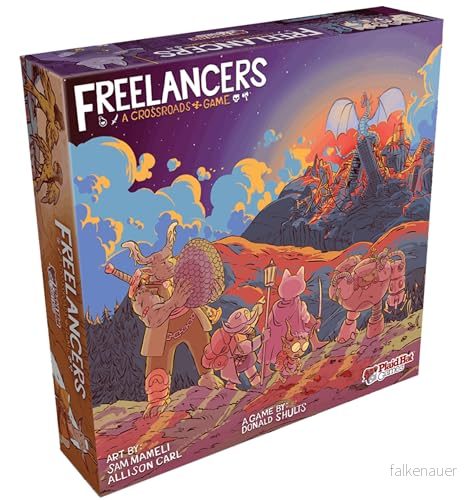 Plaid Hat Games Freelancers Strategic Board Game Crossroads Ages 14+ 3 7 Players English Version 850018877503