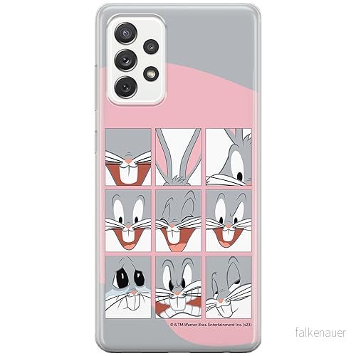 ERT GROUP mobiltelefonfodral för Samsung A73 5G originalt och officiellt licensierat Looney Tunes mönster Bugs 015 optimalt anpassad till formen på mobiltelefonen, fodral tillverkad av TPU plast 5905795078386