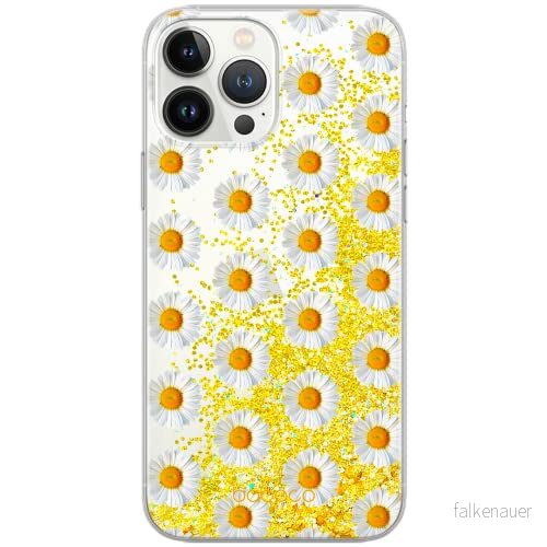 ERT GROUP mobiltelefonfodral för Apple Iphone 11 originalt och officiellt licensierat Babaco mönster Flowers 009 Vit optimalt anpassad till formen på mobiltelefonen, med glitter overflow effekt 5903537967462
