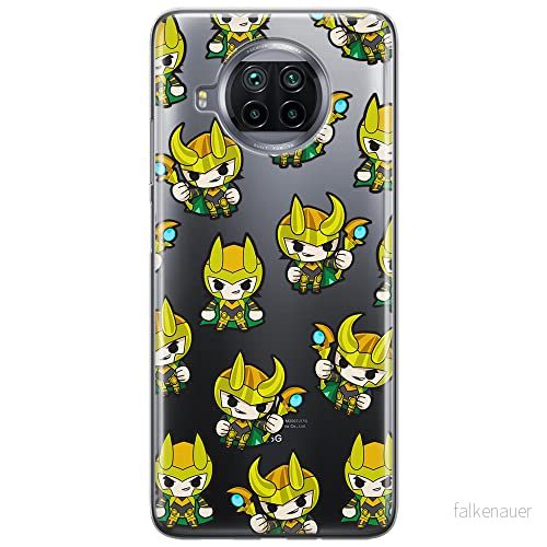 ERT GROUP mobiltelefonfodral för Xiaomi MI 10T LITE/REDMI NOTE 9 PRO 5G originalt och officiellt licensierat Marvel mönster Loki 003 anpassad till formen på mobiltelefonen, gedeeltelijk transparant 5904805225871