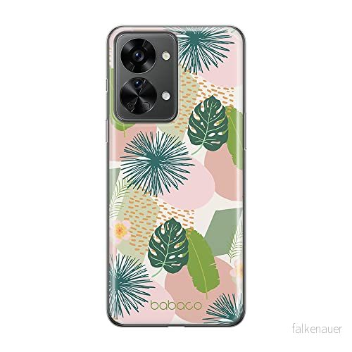 ERT GROUP mobiltelefonfodral för Oneplus NORD 2T 5G originalt och officiellt licensierat Babaco mönster Plants 012 optimalt anpassad till formen på mobiltelefonen, fodral tillverkad av TPU plast 5905511271091