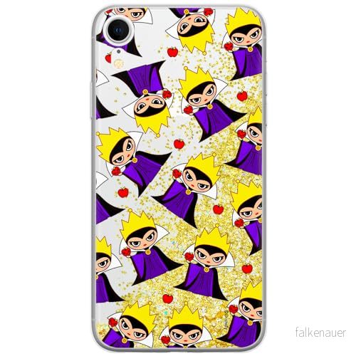 ERT GROUP mobiltelefonfodral för Apple Iphone XR originalt och officiellt licensierat Disney mönster The Evil Queen 003 optimalt anpassad till formen på mobiltelefonen, med glitter overflow effekt 5905131474711