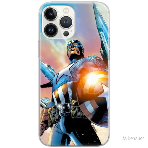 ERT GROUP mobiltelefonfodral för Samsung F62 / M62 originalt och officiellt licensierat Marvel mönster Captain America 015 anpassad till formen på mobiltelefonen, fodral tillverkad av TPU plast 5904805537011