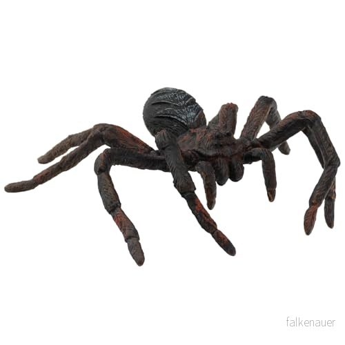 Bullyland 68430 figur vargspindel, ca 13 cm djurfigur, detaljrik, PVC fri, perfekt som en liten gåva för barn från 3 år 4007176684306
