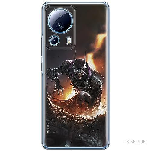 ERT GROUP mobiltelefonfodral för Xiaomi 13 LITE/CIVI 2 originalt och officiellt licensierat DC mönster Batman Who Laughs 001 anpassad till formen på mobiltelefonen, fodral tillverkad av TPU plast 5905511932619