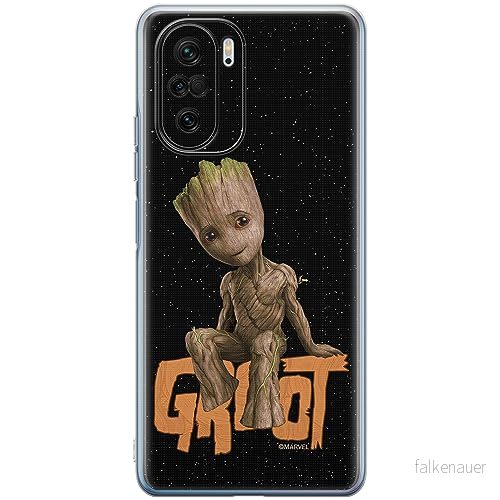 ERT GROUP mobiltelefonfodral för Xiaomi MI 11i/ REDMI K40/K40 PRO/POCO F3/ F3 PRO originalt och officiellt licensierat Marvel mönster Groot 005, fodral tillverkad av TPU plast 5905511887872