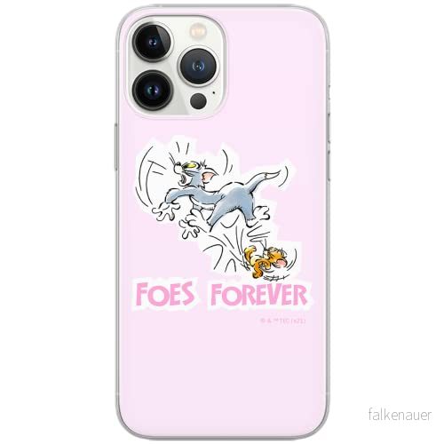 ERT GROUP mobiltelefonfodral för Samsung A51 originalt och officiellt licensierat Tom and Jerry mönster 010 Vit optimalt anpassad till formen på mobiltelefonen, fodral tillverkad av TPU plast 5904805266300