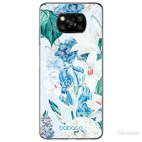 ERT GROUP mobiltelefonfodral för Xiaomi POCOPHONE X3 originalt och officiellt licensierat Babaco mönster Flowers 026 optimalt anpassad till formen på mobiltelefonen, fodral tillverkad av TPU plast 5905131260727
