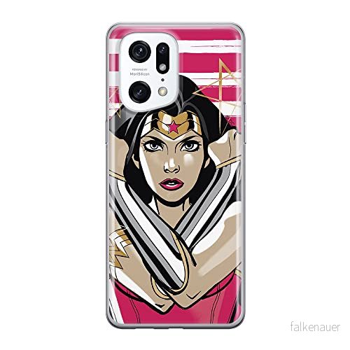 ERT GROUP mobiltelefonfodral för Oppo FIND X5 PRO originalt och officiellt licensierat DC mönster Wonder Woman 003 optimalt anpassad till formen på mobiltelefonen, fodral tillverkad av TPU plast 5905511399498