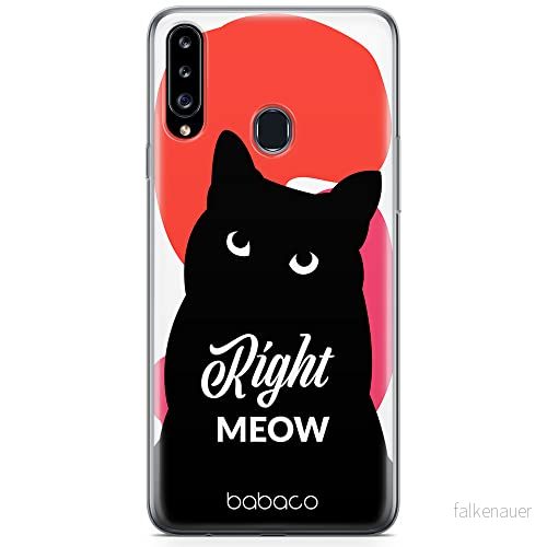 ERT GROUP mobiltelefonfodral för Samsung A20S originalt och officiellt licensierat Babaco mönster Cats 004 optimalt anpassad till formen på mobiltelefonen, fodral tillverkad av TPU plast 5905131114266