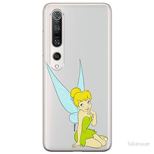 ERT GROUP mobiltelefonfodral för Xiaomi MI 10 / PRO originalt och officiellt licensierat Disney mönster Tinker Bell 005 optimalt anpassad till formen på mobiltelefonen, gedeeltelijk transparant 5905131133243