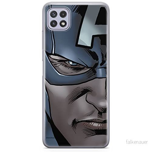 ERT GROUP mobiltelefonfodral för Samsung A22 5G originalt och officiellt licensierat Marvel mönster Captain America 020 optimalt anpassad till formen på mobiltelefonen, fodral tillverkad av TPU plast 5903932828054