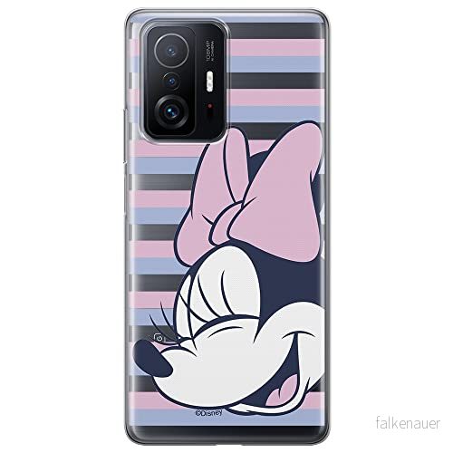 ERT GROUP mobiltelefonfodral för Xiaomi 11T 5G / PRO originalt och officiellt licensierat Disney mönster Minnie 022 optimalt anpassad till formen på mobiltelefonen, gedeeltelijk transparant 5904805553486