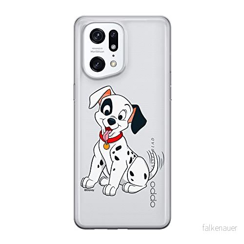 ERT GROUP mobiltelefonfodral för Oppo FIND X5 PRO originalt och officiellt licensierat Disney mönster Dalmatian 006 optimalt anpassad till formen på mobiltelefonen, gedeeltelijk transparant 5905511411626