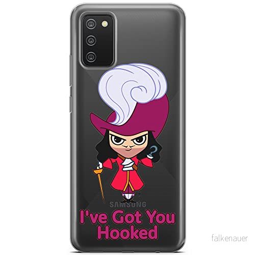 ERT GROUP mobiltelefonfodral för Samsung A02S originalt och officiellt licensierat Disney mönster James Hook 001 optimalt anpassad till formen på mobiltelefonen, gedeeltelijk transparant 5905131455505