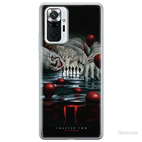 ERT GROUP mobiltelefonfodral för Xiaomi REDMI NOTE 10 PRO originalt och officiellt licensierat Horror mönster It 022 optimalt anpassad till formen på mobiltelefonen, fodral tillverkad av TPU plast 5905511004736