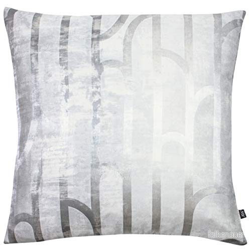 Ashley Wilde Meyer polyester fylld kudde, platina/silver, 50 x cm 5025532004369