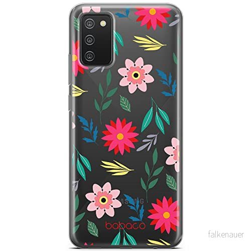 ERT GROUP mobiltelefonfodral för Samsung A02S originalt och officiellt licensierat Babaco mönster Flowers 010 optimalt anpassad till formen på mobiltelefonen, gedeeltelijk transparant 5903932588026