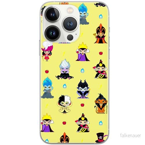 ERT GROUP mobiltelefonfodral för Iphone 13 PRO originalt och officiellt licensierat Disney mönster Villains 007 optimalt anpassad till formen på mobiltelefonen, fodral tillverkad av TPU plast 5905131384041