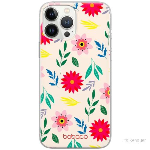ERT GROUP mobiltelefonfodral för Apple Iphone 6/6S originalt och officiellt licensierat Babaco mönster Flowers 010 Vit optimalt anpassad till formen på mobiltelefonen, fodral tillverkad av TPU plast 5903932584578