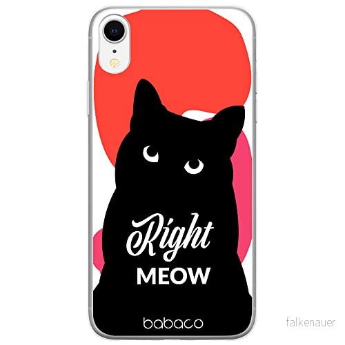 ERT GROUP mobiltelefonfodral för Iphone XR originalt och officiellt licensierat Babaco mönster Cats 004 optimalt anpassad till formen på mobiltelefonen, fodral tillverkad av TPU plast 5905131113764