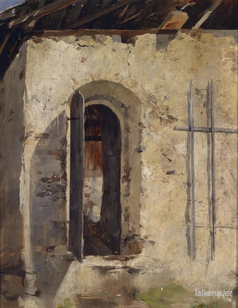 Målning La porte - Albin Egger-Lienz | Konsttryck - Bild 2