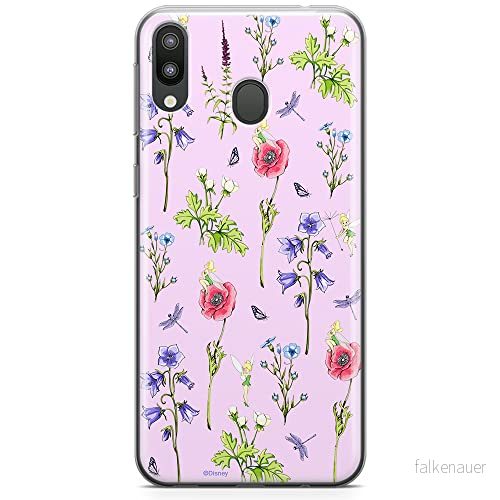 ERT GROUP mobiltelefonfodral för Samsung M20 originalt och officiellt licensierat Disney mönster Tinker Bell 004 optimalt anpassad till formen på mobiltelefonen, fodral tillverkad av TPU plast 5904805662553