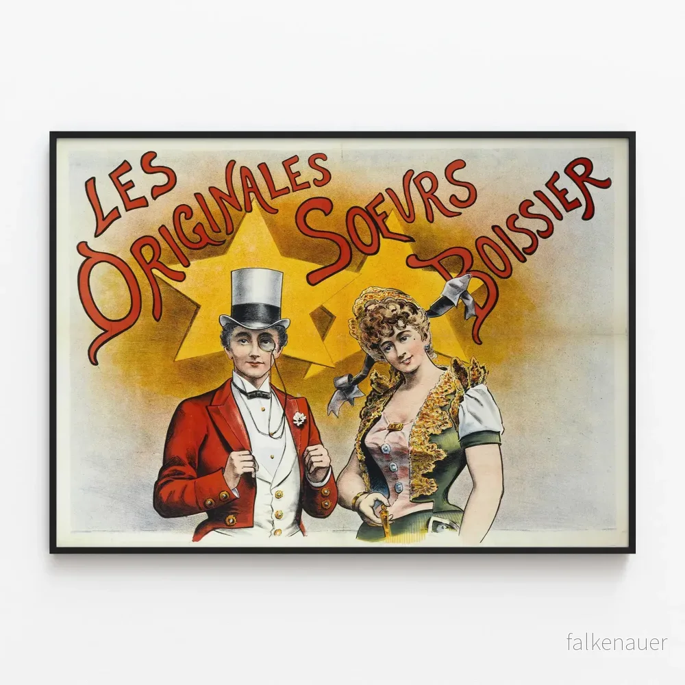 Vintageposter Les Originales Soeurs Boissier Vintageposter Les Originales Soeurs Boissier