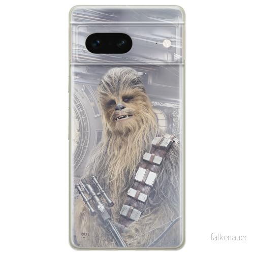 ERT GROUP mobiltelefonfodral för Google PIXEL 7 originalt och officiellt licensierat Star Wars mönster Chewbacca 002 optimalt anpassad till formen på mobiltelefonen, fodral tillverkad av TPU plast 5905795158811