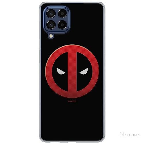 ERT GROUP mobiltelefonfodral för Samsung M33 5G originalt och officiellt licensierat Marvel mönster Deadpool 003 optimalt anpassad till formen på mobiltelefonen, fodral tillverkad av TPU plast 5905511346461