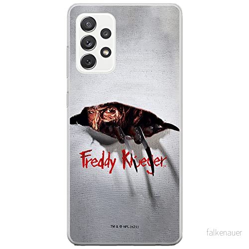ERT GROUP mobiltelefonfodral för Samsung A52 5G / LTE 4G A52S originalt och officiellt licensierat Horror mönster Nightmare of Elm Street 008, fodral tillverkad av TPU plast 5905511089177